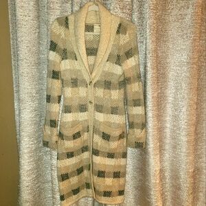 Anthropologie long cardigan sweater Small